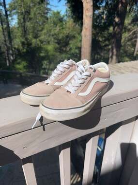 Vans Old Skool Dusty Pink Suede Canvas Sneakers